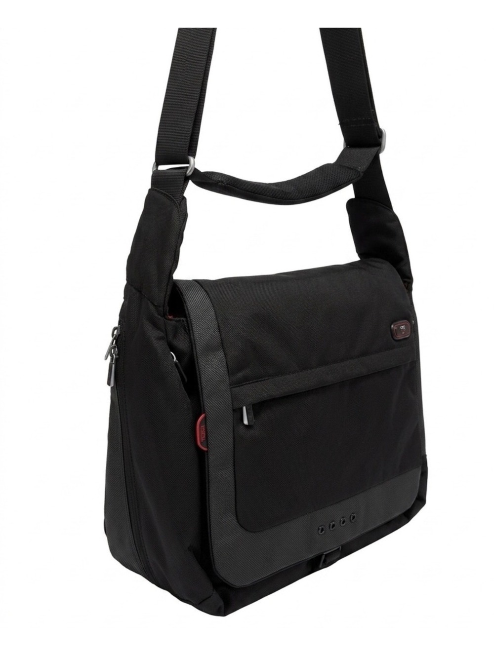 TUMI T-TECH 16” EXPANDABLE MESSENGER LAPTOP NYLON SHOULDER BLACK BAG 5112D